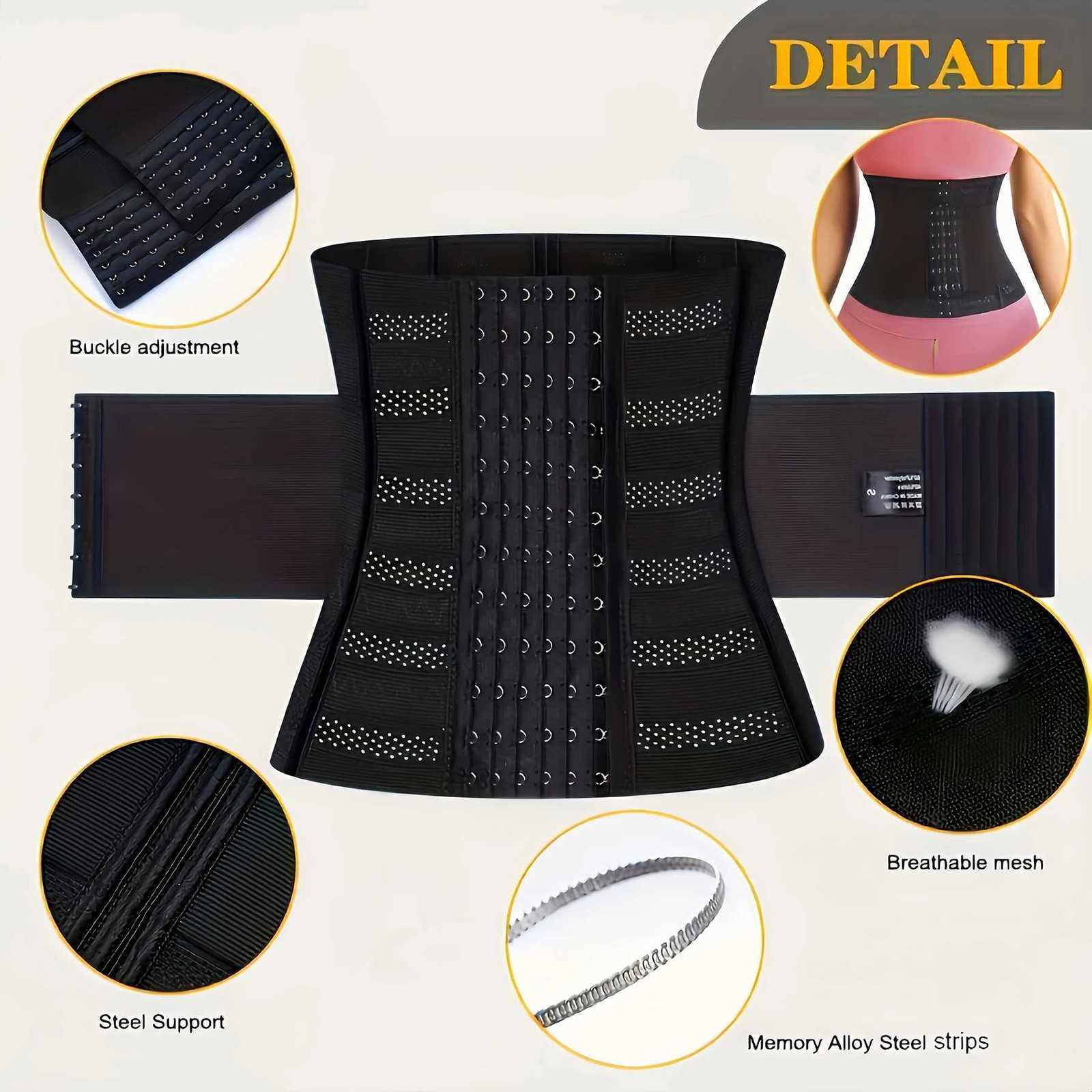 Waist for Women Underbust Waist Cincher Corset Tummy Control Sport Girdle Hourglass Body Shaper W250910
