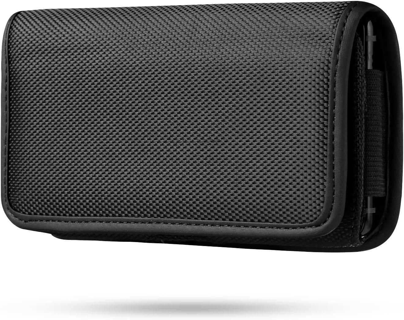 Nylon Cell Phone Pouch Holster Case Bag with Belt Clip for iPhone 14 13 12 11 Pro Max Moto S22 S21 S20 Fe Plus Ultra A12 A13 A32 A53 A03s Note 20 Ultr