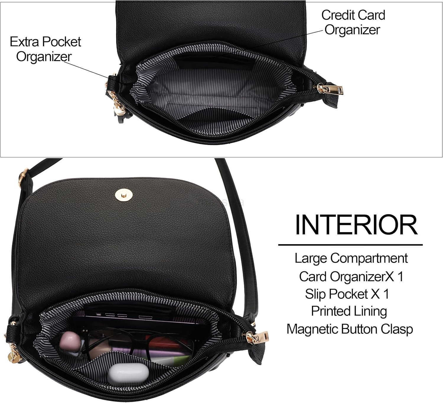 Small Crossbody Bags for Women Trendy Flap Saddle Purses with Tassel Vegan leather Shoulder bag M250910