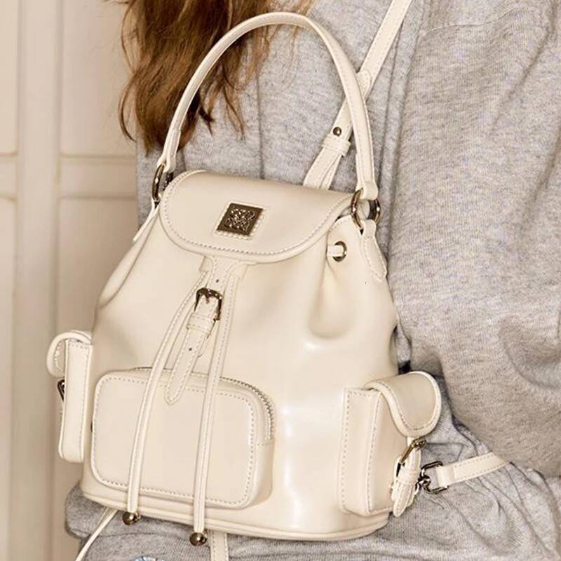 Brand Genuine Leather Large Capacity Versatile High-end Texture Fashion Travel Backpack Messenger Bag high-quality