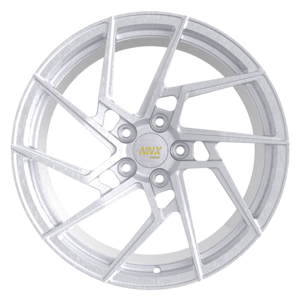 Hot Selling Machined-Faced 16 17 18 19 20 21 22 23 24 Inch 5*114.3 Mesh Design Duo Color 1 Piece Forged Car Wheel