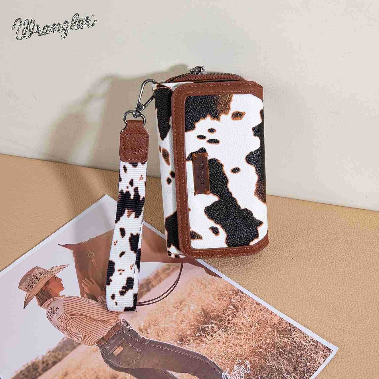 Wallet for Women Minimalist Clutch Wristlet Purse RFID Blocking CARD HolderZ250910