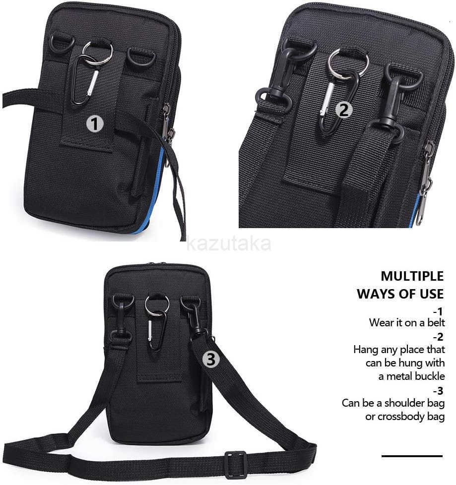 Oxford Fabric Multifunction Smart Phone Bag Case One Shoulder Waist Bag Diagonal Outdoor Cross Bag Z250910