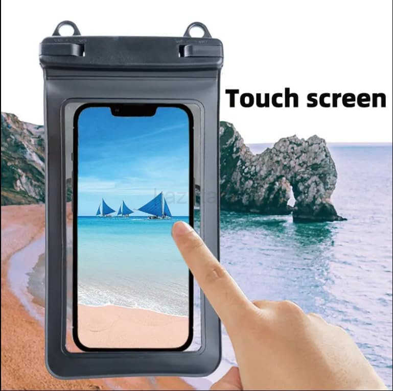 Waterproof Phone Pouch with Lanyard Waterproof Case for iPhone Android Underwater Phone Holder for Swimming Beach and Pool Clear Waterproof Bag for Ce