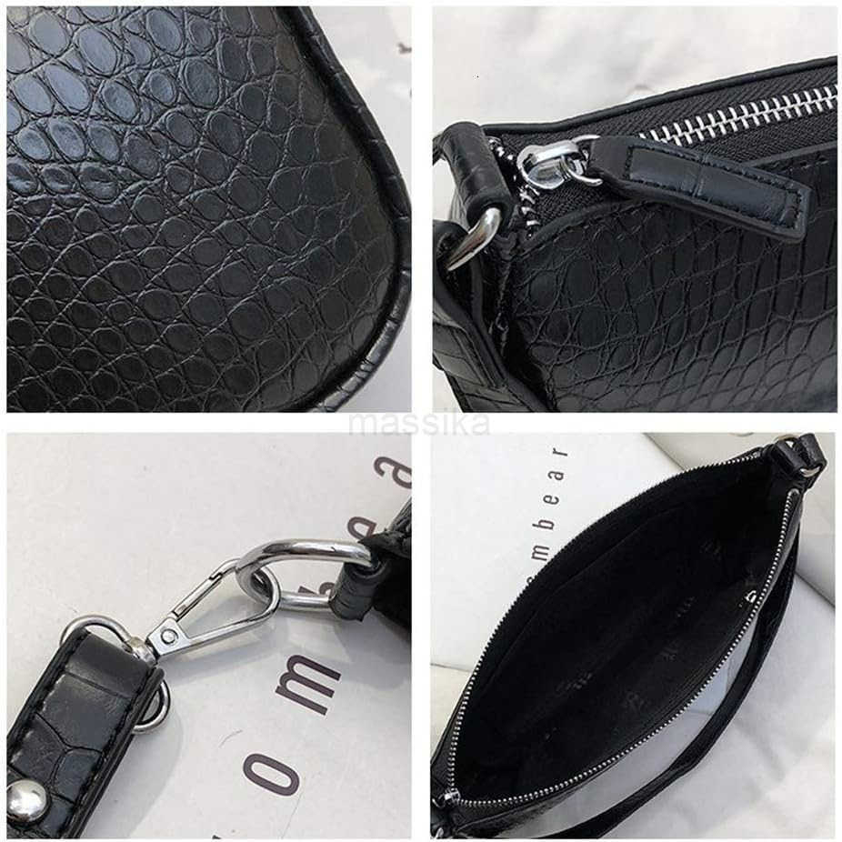 Retro Classic Clutch Shoulder Tote HandBag with Zipper Closure Purse for Women M250910