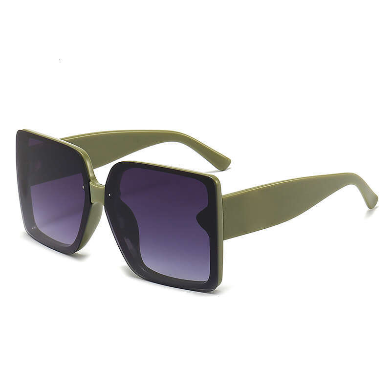 New Fashion Sunglasses for Men and Women, Unique Large Frame Sunglasses, Summer Internet Celebrity Street Style Glasses 6152