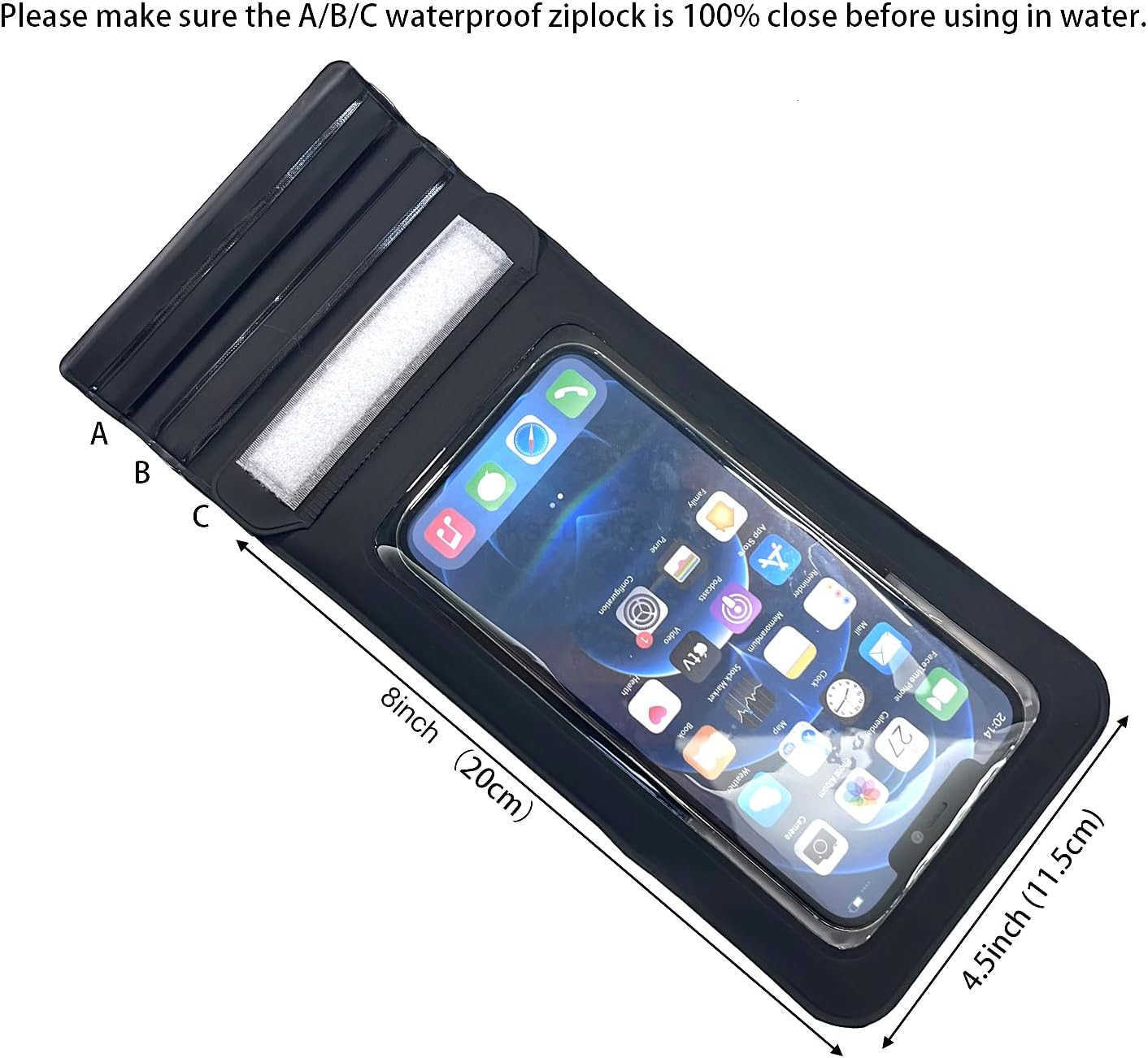Waterproof Phone Case Armband Surfing Dry Bag Floating Waterproof Pouch Holder for iPhone 15 14 13 12 Pro Max XS Plus Se S23 Ultra W24 Google LG Phone