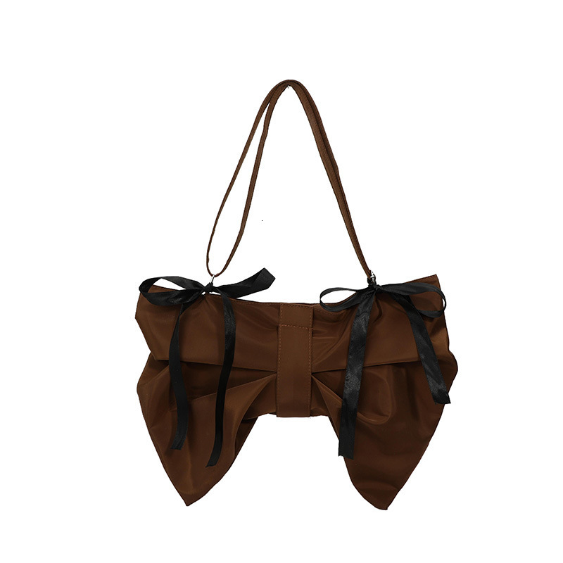 2025 Autumn New Cute Bow Sweet Style Light bag Luxury Versatile Trendy Fashion Niche Design Women's Shoulder Bag Designer Bag