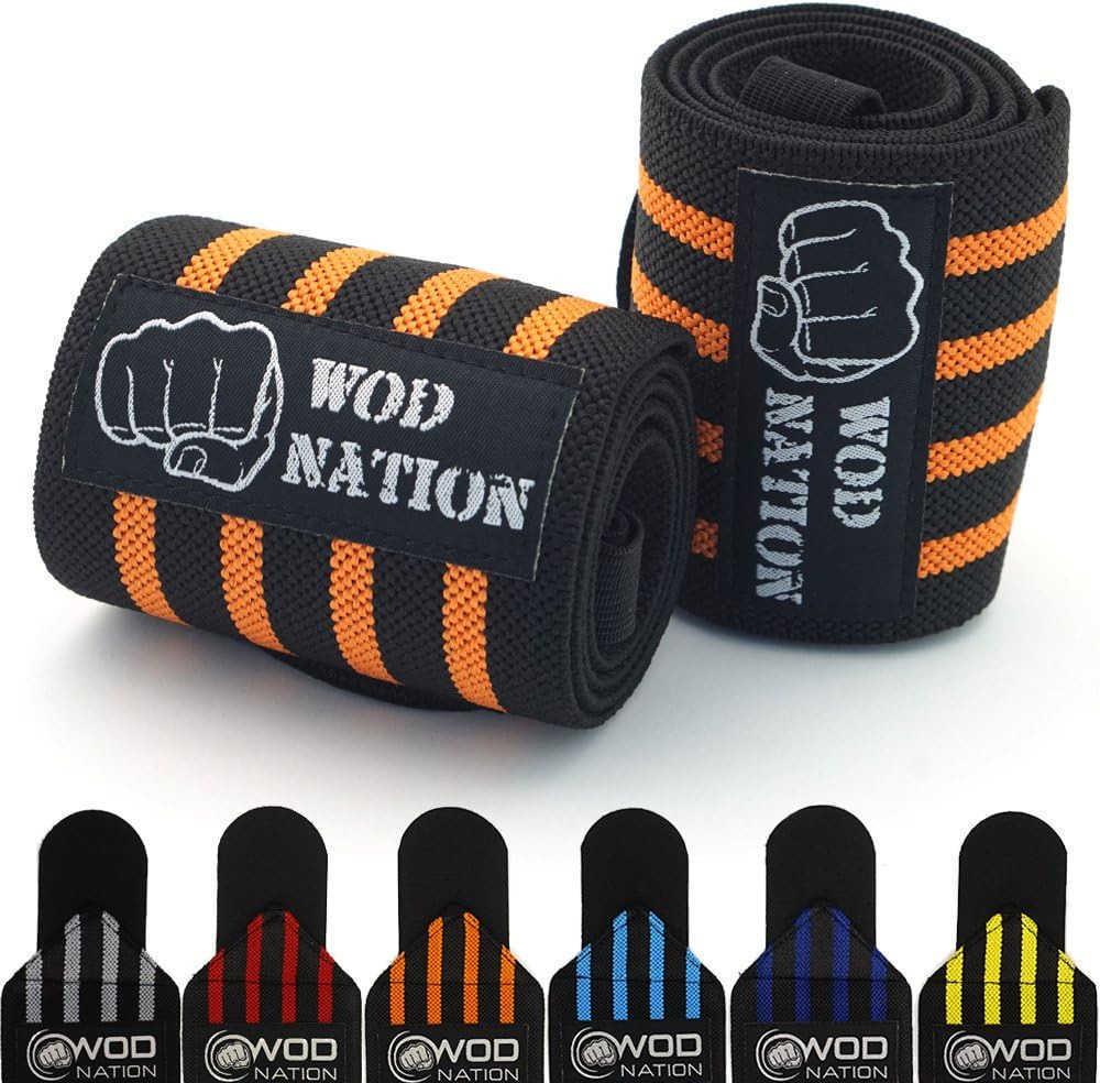 Nation Wrist Wraps for Weightlifting Strength Training Professional Gym Straps wThumb Loop for Men Women W250910