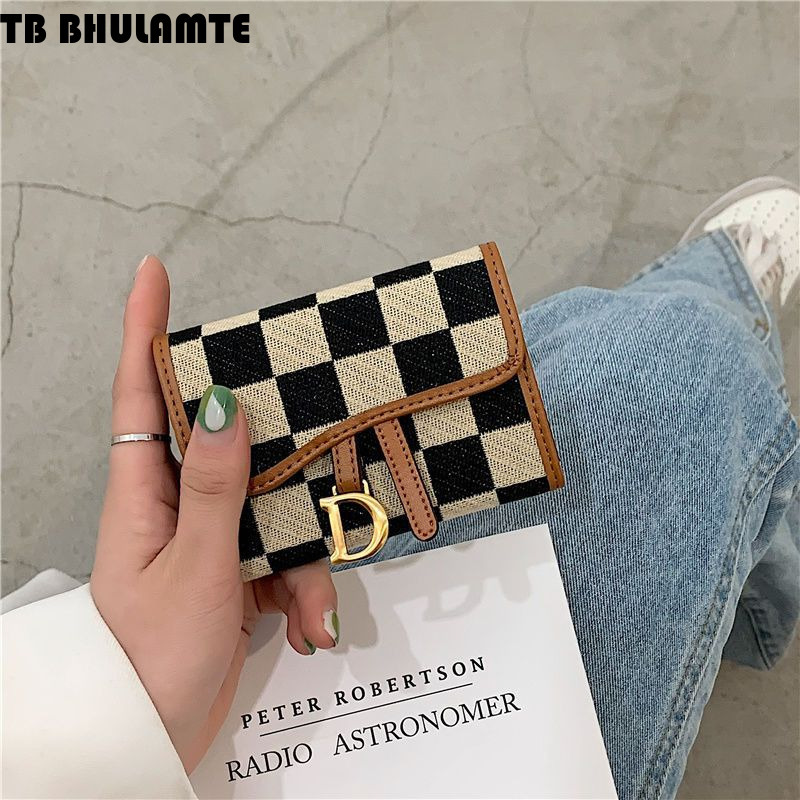 Free Shipping Designer Bag Factory Wholesale 2025 New Plaid Exquisite High-end Card Holder Women's Compact Multi-card Luxury Bag Slot Bank Card