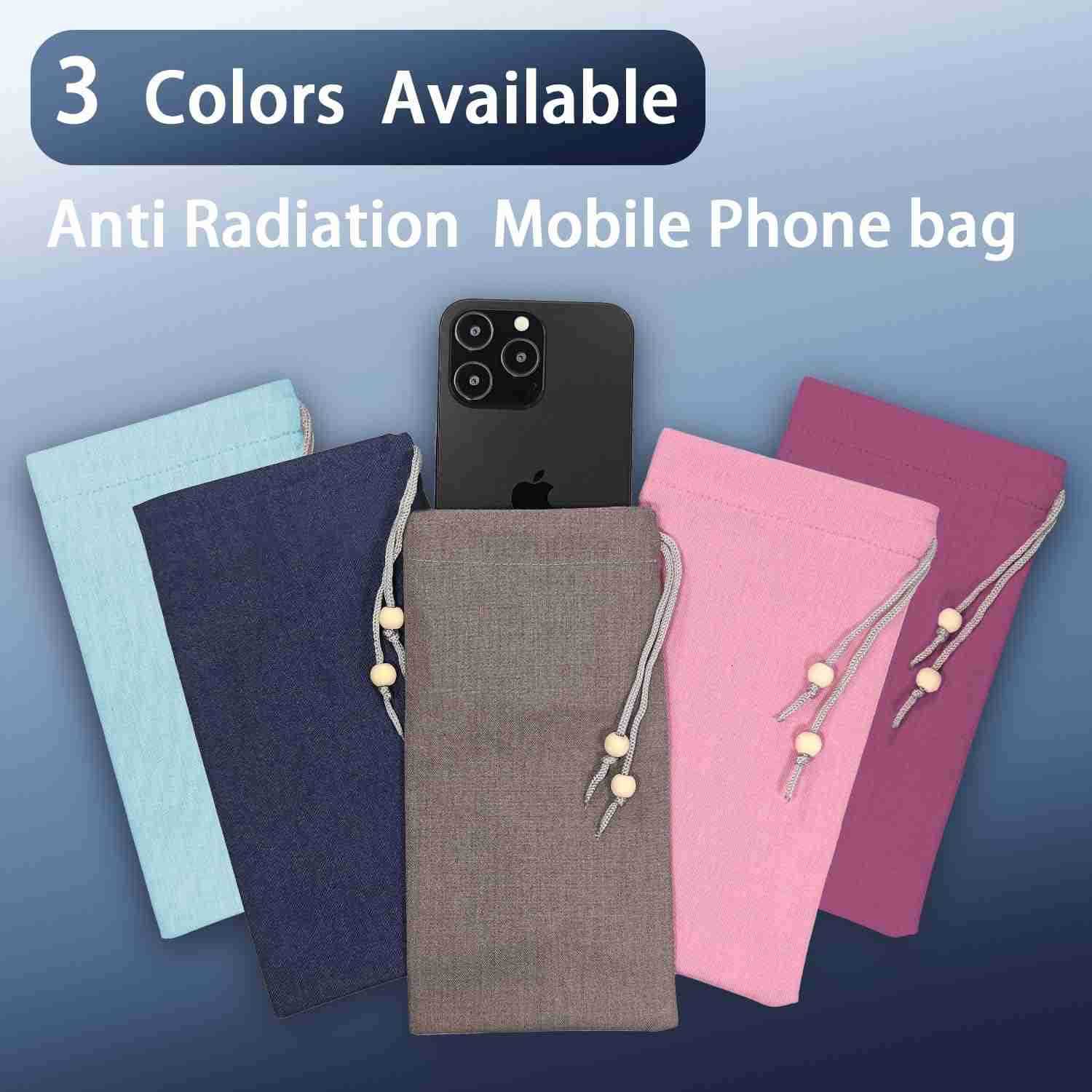 Cell Phone Sleeve fo Phone Pouch HighShield EMF Blocking Pouch 100 Silver Fibers forDigital Security Signal Blocking AntiEMP Radiation Bag for Privacy