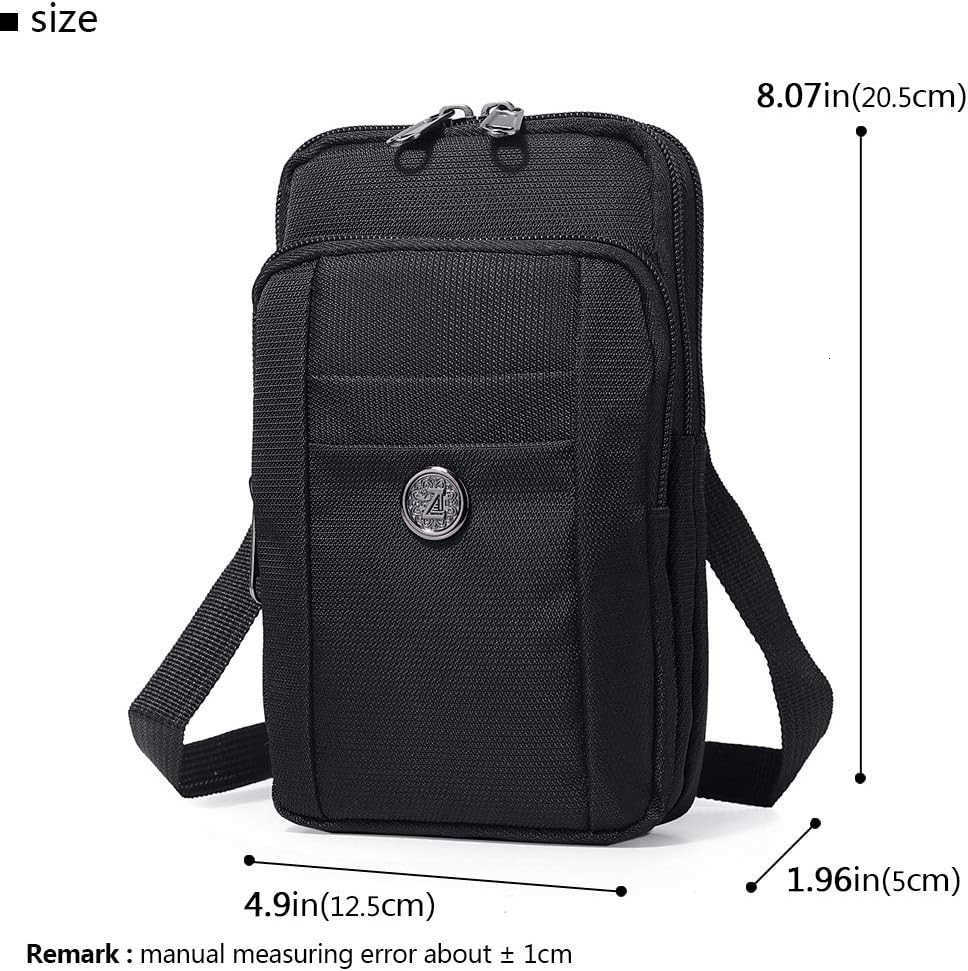 Oxford Fabric Multifunction Smart Phone Bag Case One Shoulder Waist Bag Diagonal Outdoor Cross Bag Z250910