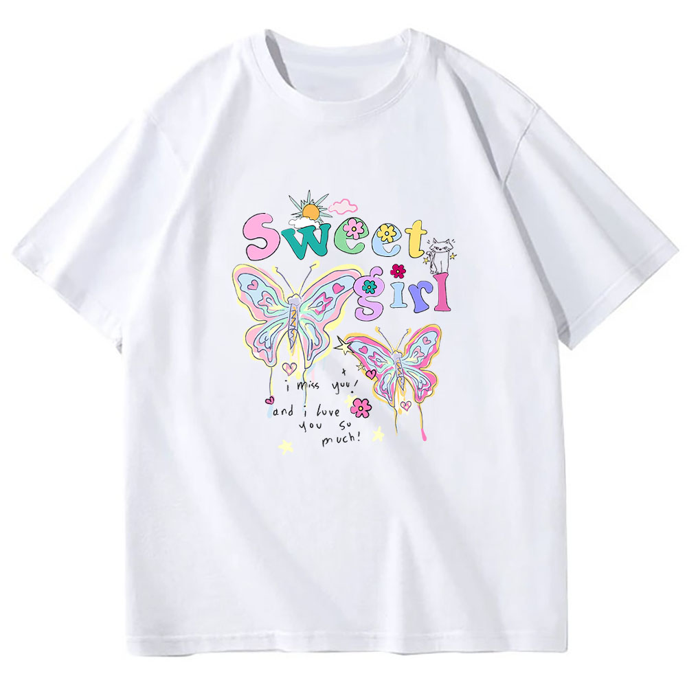Fashion Versatile Printed Short-Sleeve Top - High-Quality Heavyweight Pure Cotton Tee (260g) 202509102