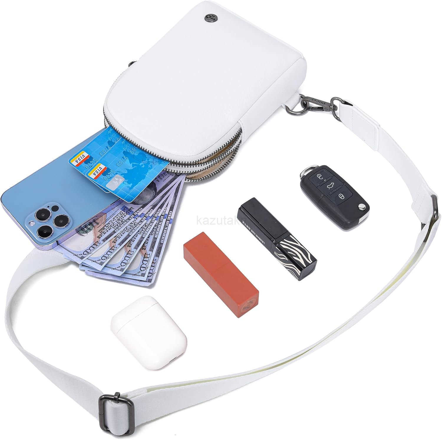 Small Crossbody Sling Bags for Women Vegan Leather Cell Phone Purse Fanny Packs for Women Men Z250910