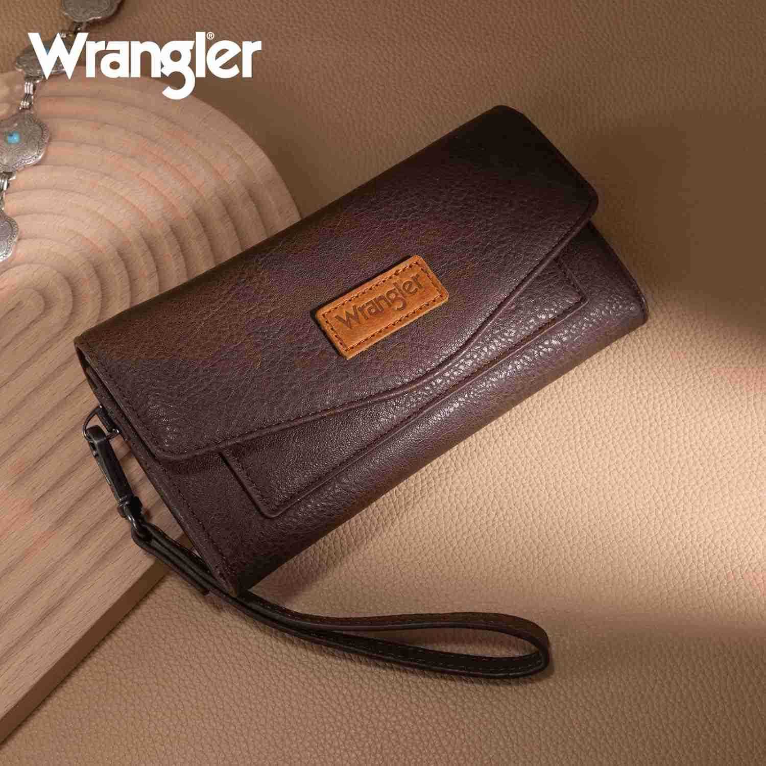 Womens Wallets Large Wristlet for Woman Ladies Female Trifold Cash Wallet with Wrist Strap and Rfid LiningZ250910