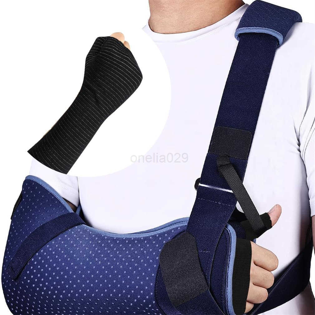 Wrist and Thumb Spica Wrap Liner Cotton Stockinette Sleeve Elastic Wrap Tube Bandage Tubular Bandages Arm Cast Stockinette for Under Brace Splints Air