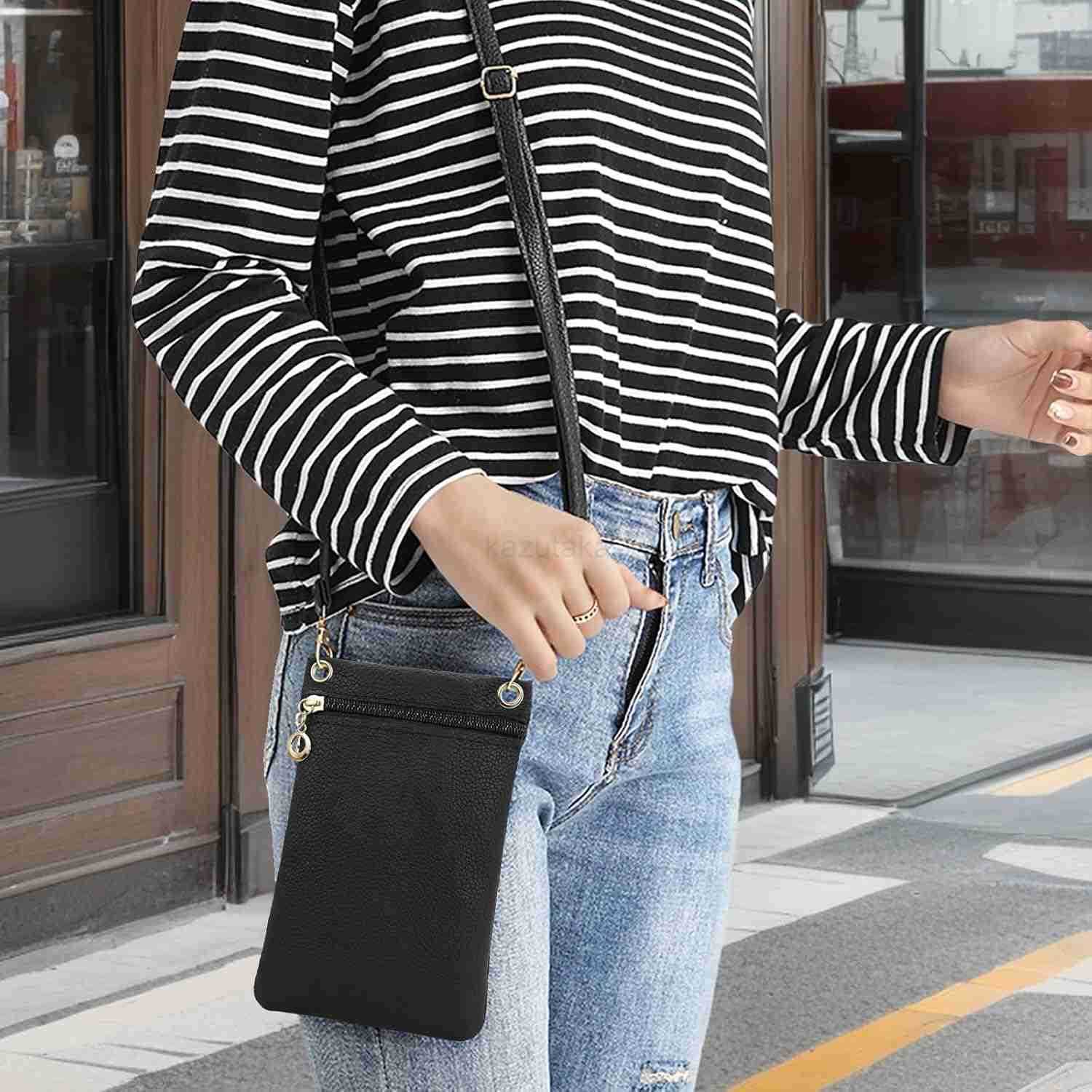 Cell Phone Purse PU Leather Phone Bag Cell Phone Wallet for Women and Girls Crossbody Phone Purse for Shopping Z250910