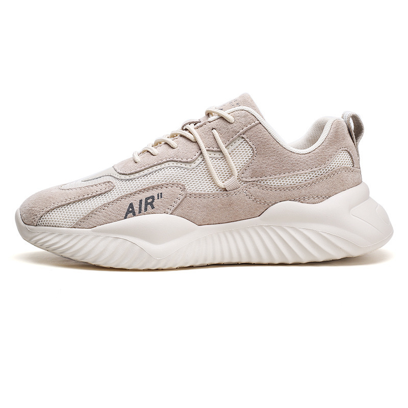 free shipping designer Casual Shoes Mens breathable new trend sports leisure shoes versatile for teenagers hollowed out mesh dads trendy shoes