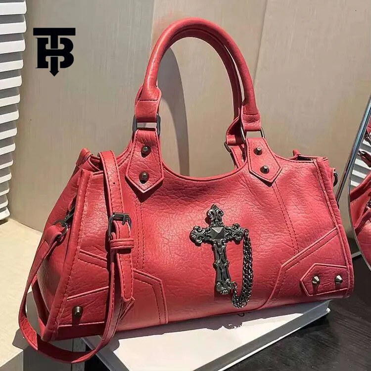 TB BHULAMTE Luxury Designer Bag Dhgargets New Hot Girl Bag Niche Motorcycle High-end Single-shoulder Bag Crossbody Bag Simple Yet Versatile
