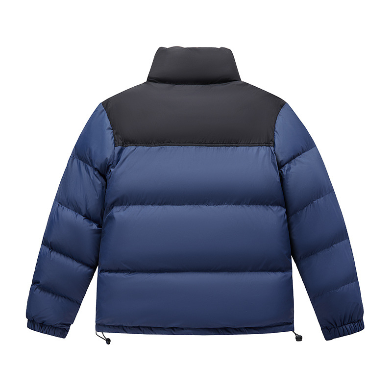 new Free Shipping Classic light luxury winter item color blocked bread jackets velvet cotton jacket men and women outdoor casual cotton coat
