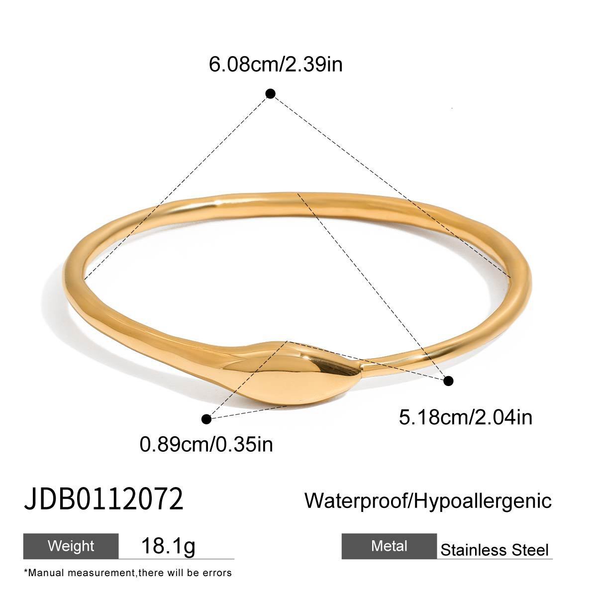 Luxury Brand Designer Jewelry Jieding European And American Style Stainless Steel Snake Bracelet Non-Fading Bracelet Light Luxury High-End Jewelry 18K