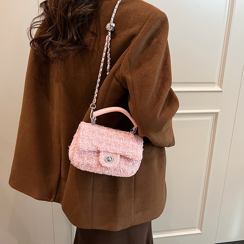 2025 New Fashionable Handheld Small Square Bag Designer Single Shoulder Women's Crossbody Bag