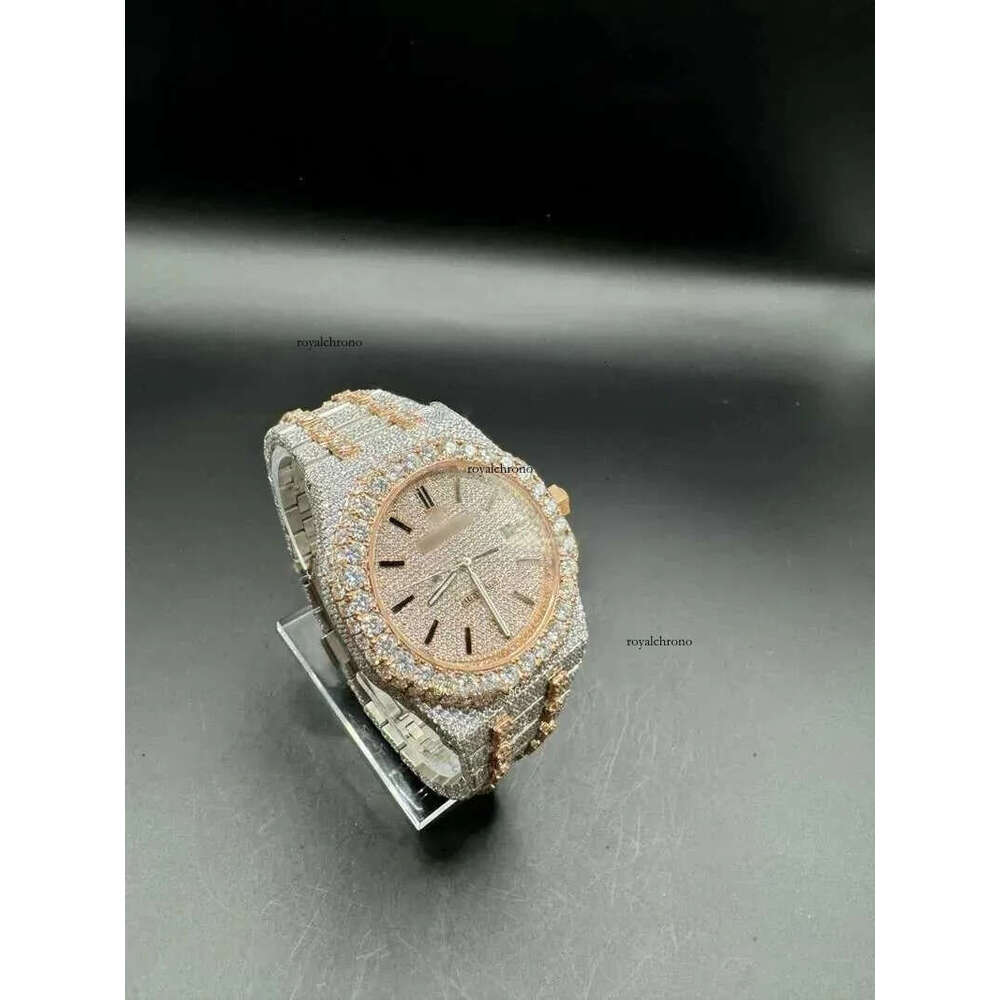 Designer Watches for Men Luxury Mens Watch v6t Moissanite Quartz Watch - Custom VVS Dia Design Hip Hop Jewelry