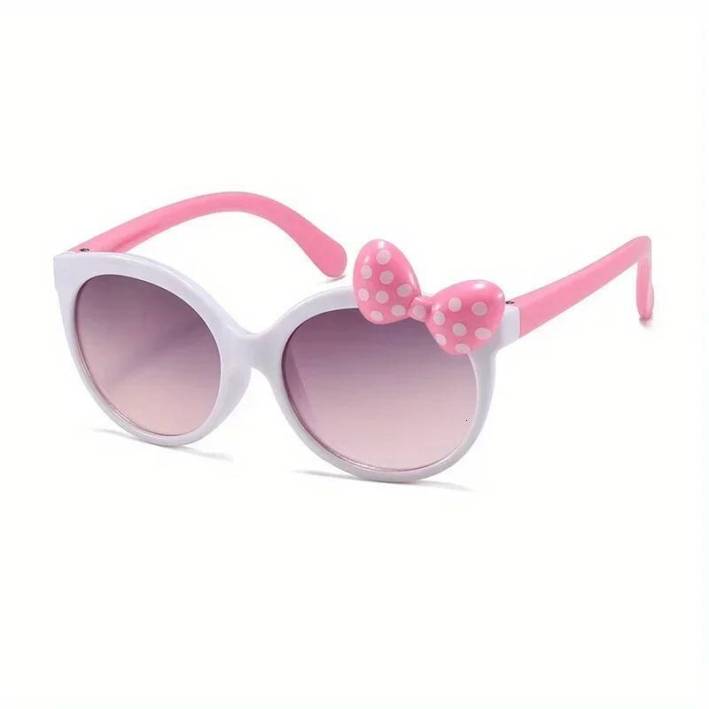 Cute Cartoon Bowknot Sunglasses, Girls Kids Children Sunshade Glasses For Climbing Outdoor Sports ddmythur Z260305