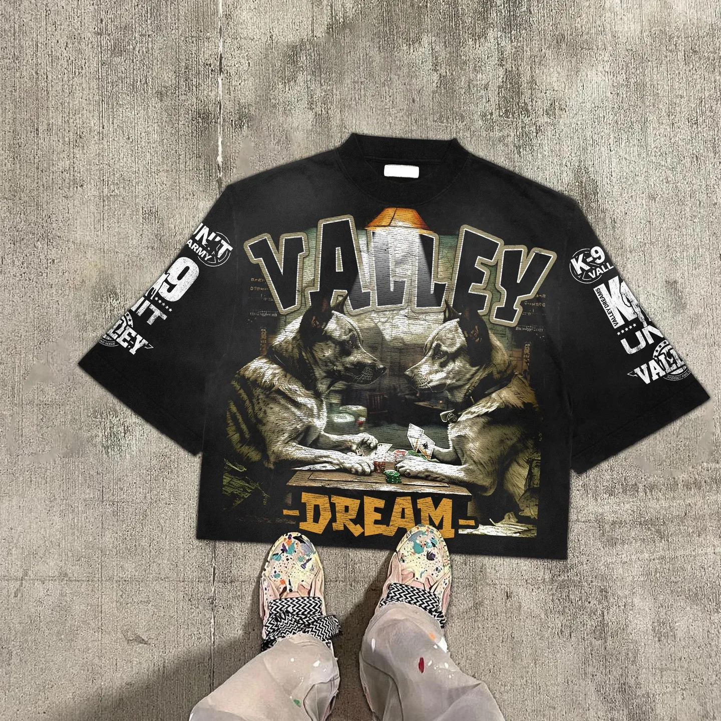 Vintage Warzone Valley Dream Graphic 100 Cotton TShirt Cut Mens Top Summer Trends 250910