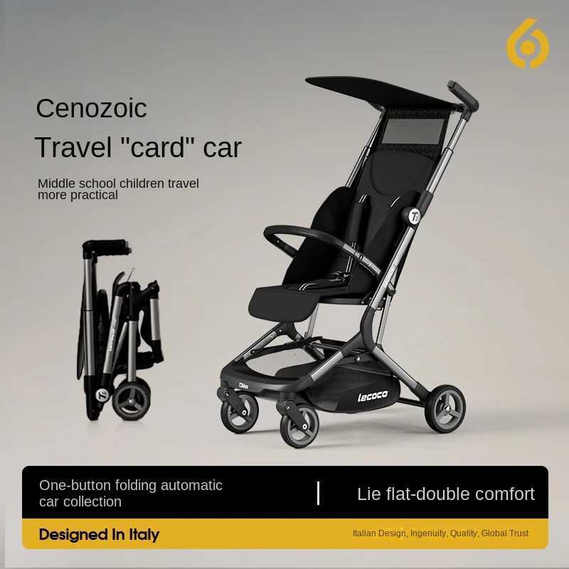 New T2 Kids Pocket Car Baby Stroller Travel with Children Lightweight Folding Four Wheels Stroller Push Umbrella Car W250910