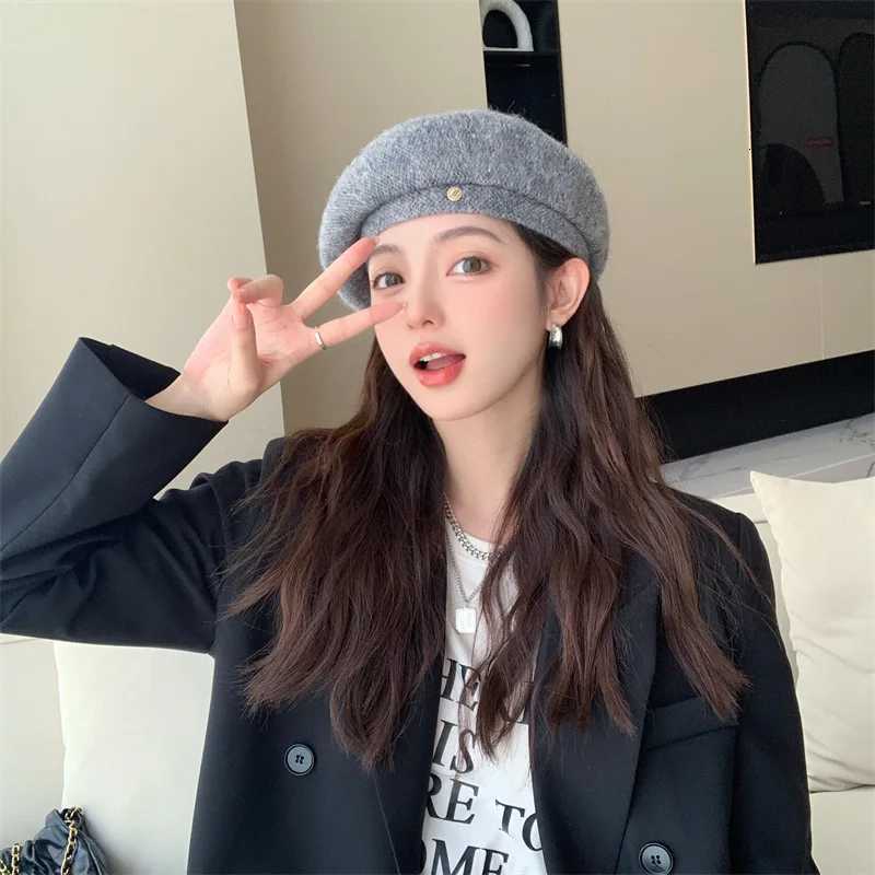 Beret wen 2025 new small circumference wool woon Japanese and Korean version versati autumn and winter painter hat G250910