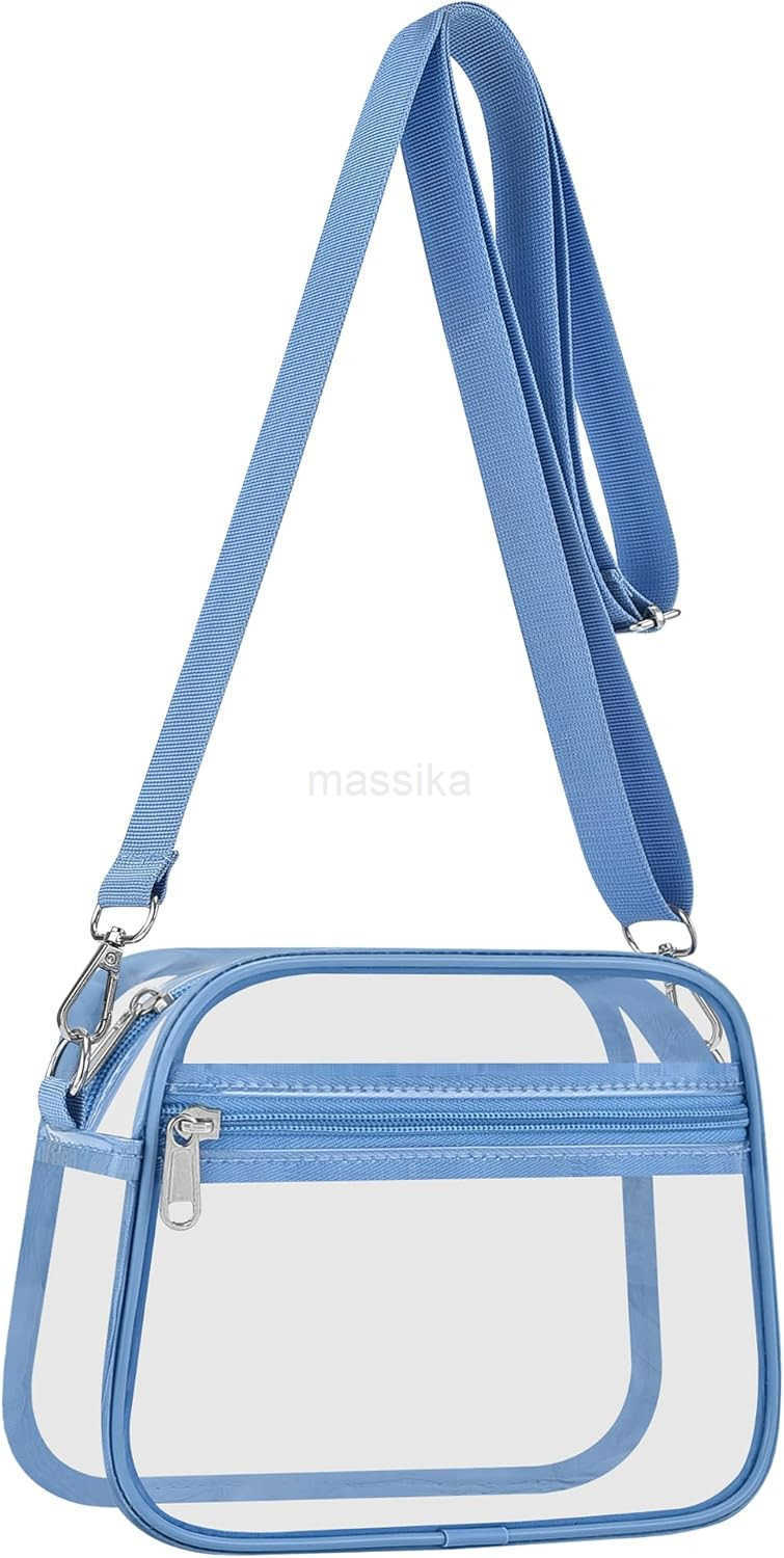 Clear Bag for Stadium Events Clear Purse for Women and Men for Sports Events Concerts Festivals M250910