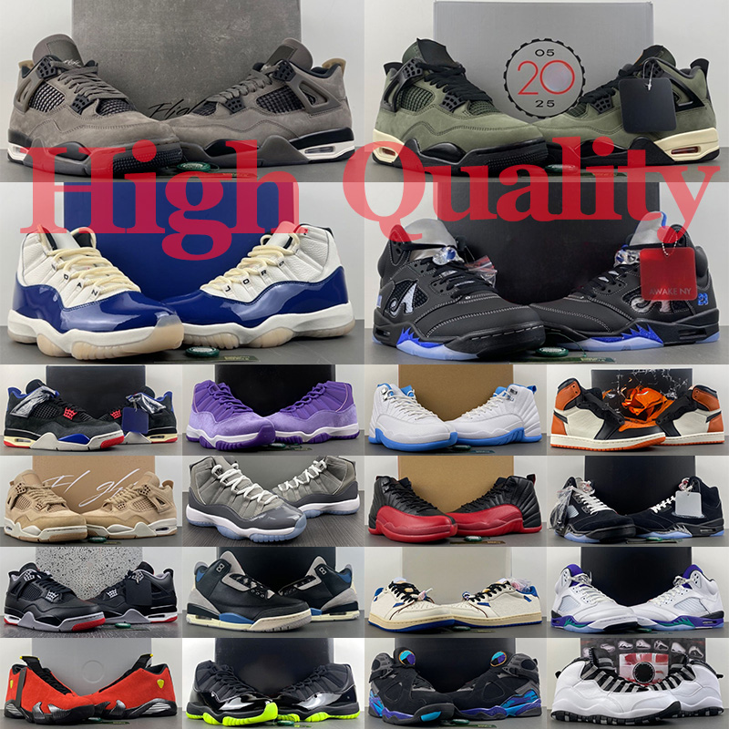real carbon fiber designer basketball shoes high quality Nigel Sylvester 1 4 Black Cat 5 Awake NY 11 Gamma Blue Cherry 12 Melo women mens trainers sneakers with box