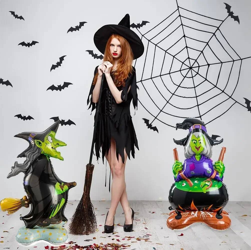 Foil Balloon Festival Terror Head Pumpkin Mummy Halloween Party Decoration Supplies Balloons Ghost Toys