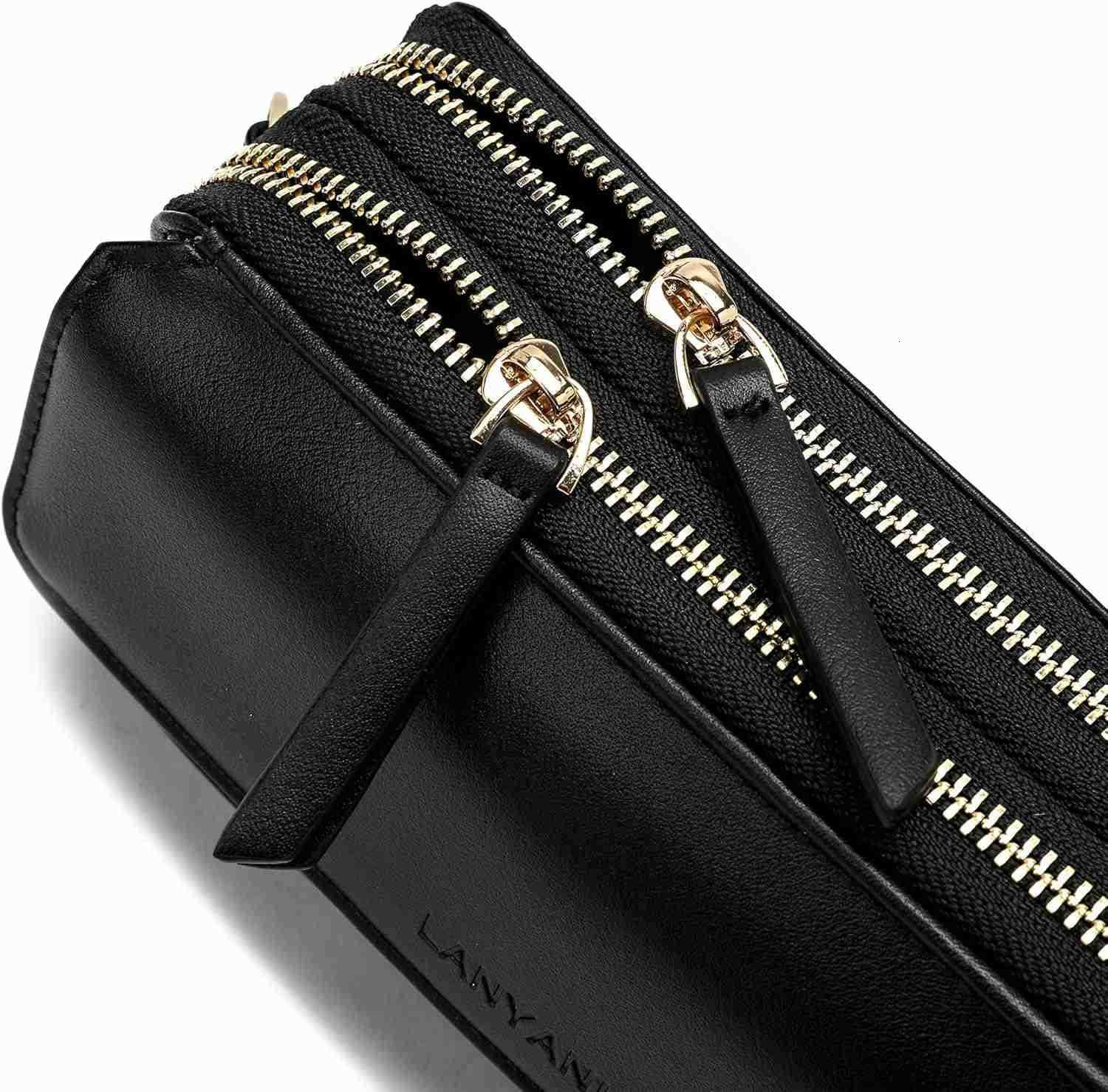 RFID Crossbody Wallet Wristlet Purse with Phone Pocket For Women Vegan LeatherZ250910