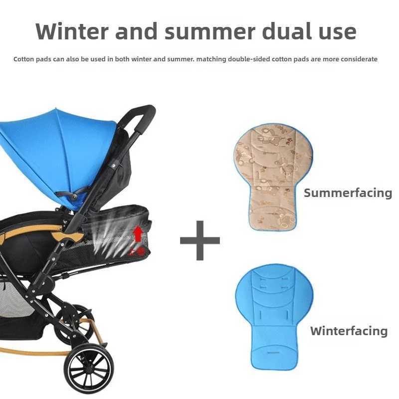 Highview Baby Stroller with Convertible Rocking Chair Can Sit or Lie Down Foldable and Twoway Shockabsorbing Stroller W250910