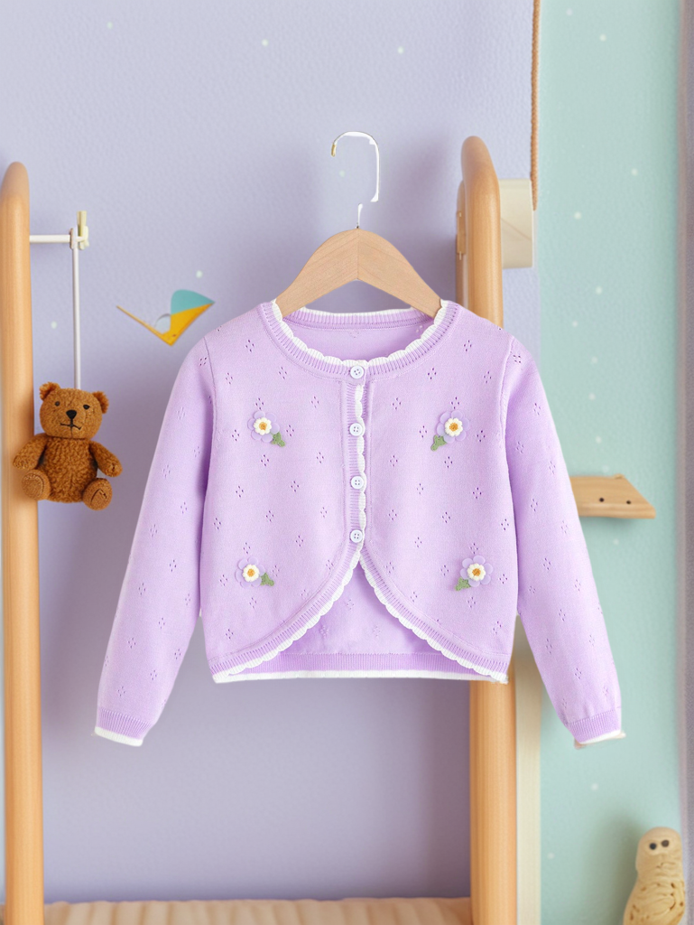 Kids Clothing Sweaters Cardigan Adorable Toddler Winter Wear - Warm Childrens Woolen Cable-Knit Sweaters 3204