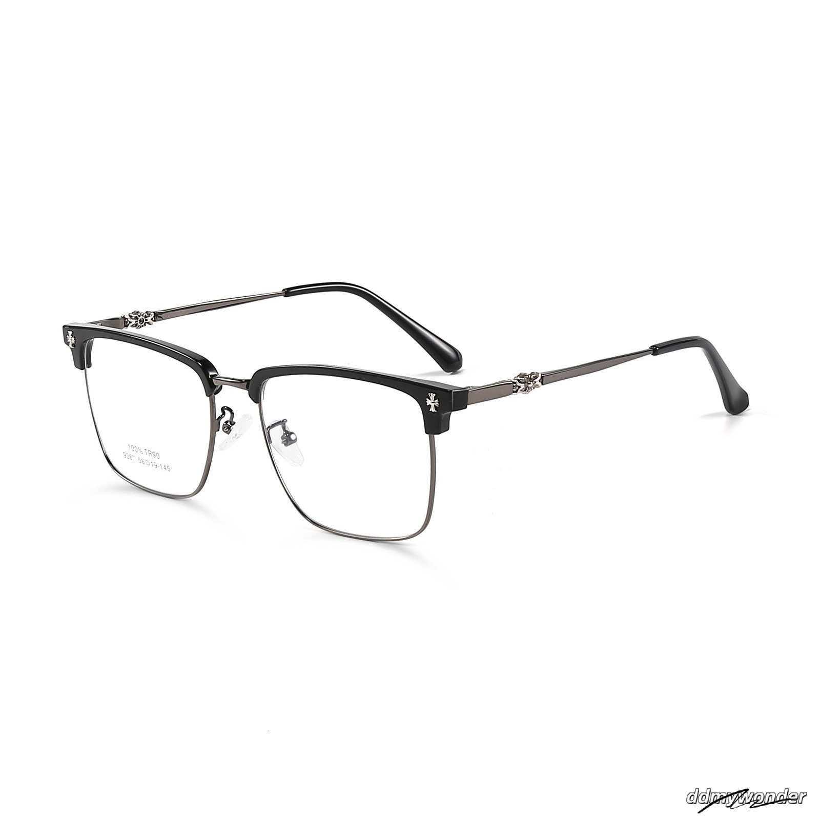Designer For Women Men Business Anti-Blue Light Flat Mirror Glasses Square Frame Sunglasses Kp822 ddmywonder ddmywonder ddmywonder ddmywonder