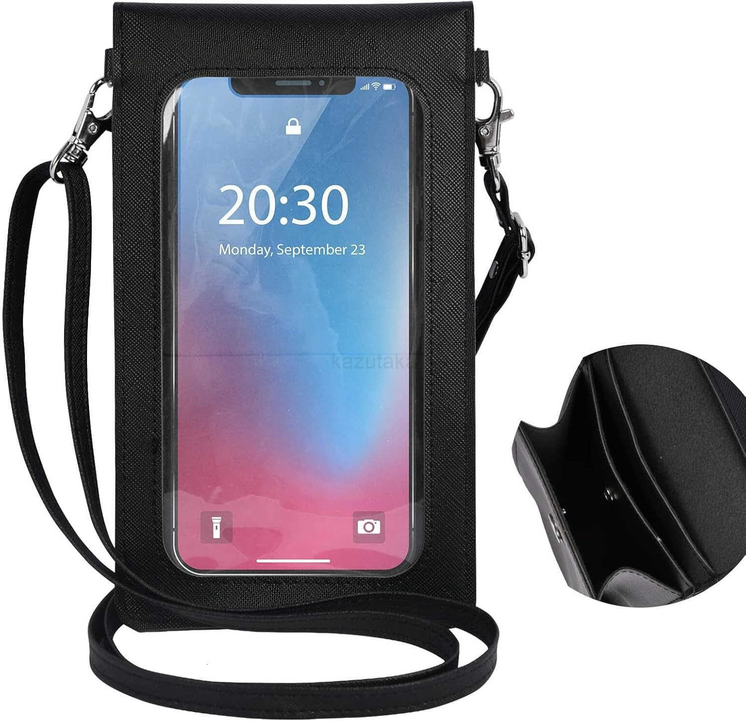 Small Phone Purse Crossbody Wallet iPhone Crossbody Bag with Shoulder StrapWaterproof Phone Wallet Case with Touch Screen Window up to 67 inch Smartph