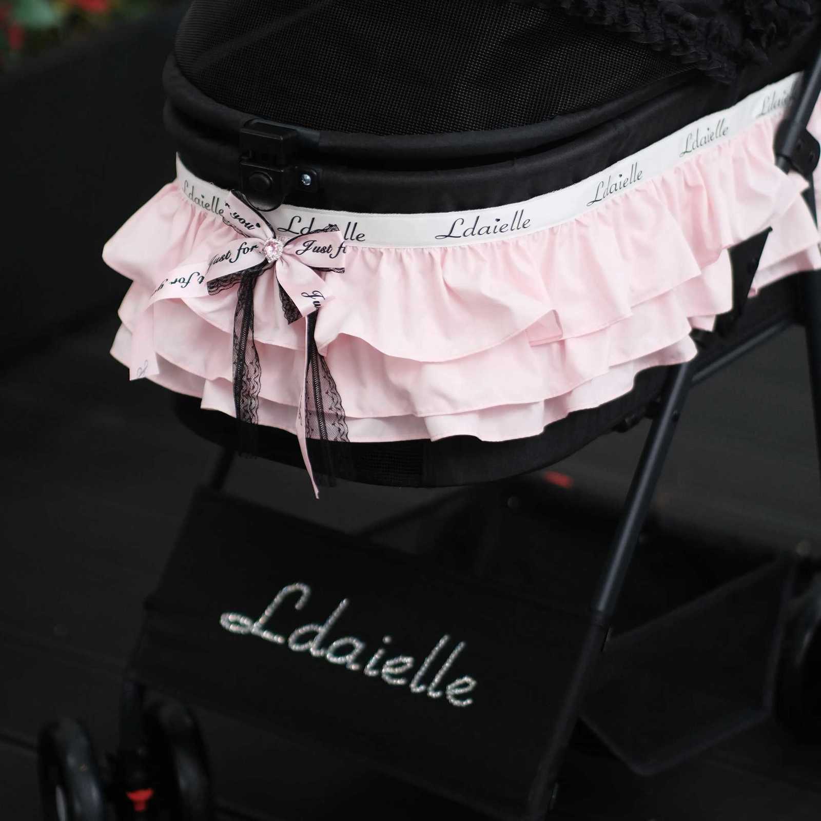 LDAIELLE Original Pet Cart Princess Sle Customizable Small and Medium Pet Lightweight Foldable Outdoor Travel Separable W250910
