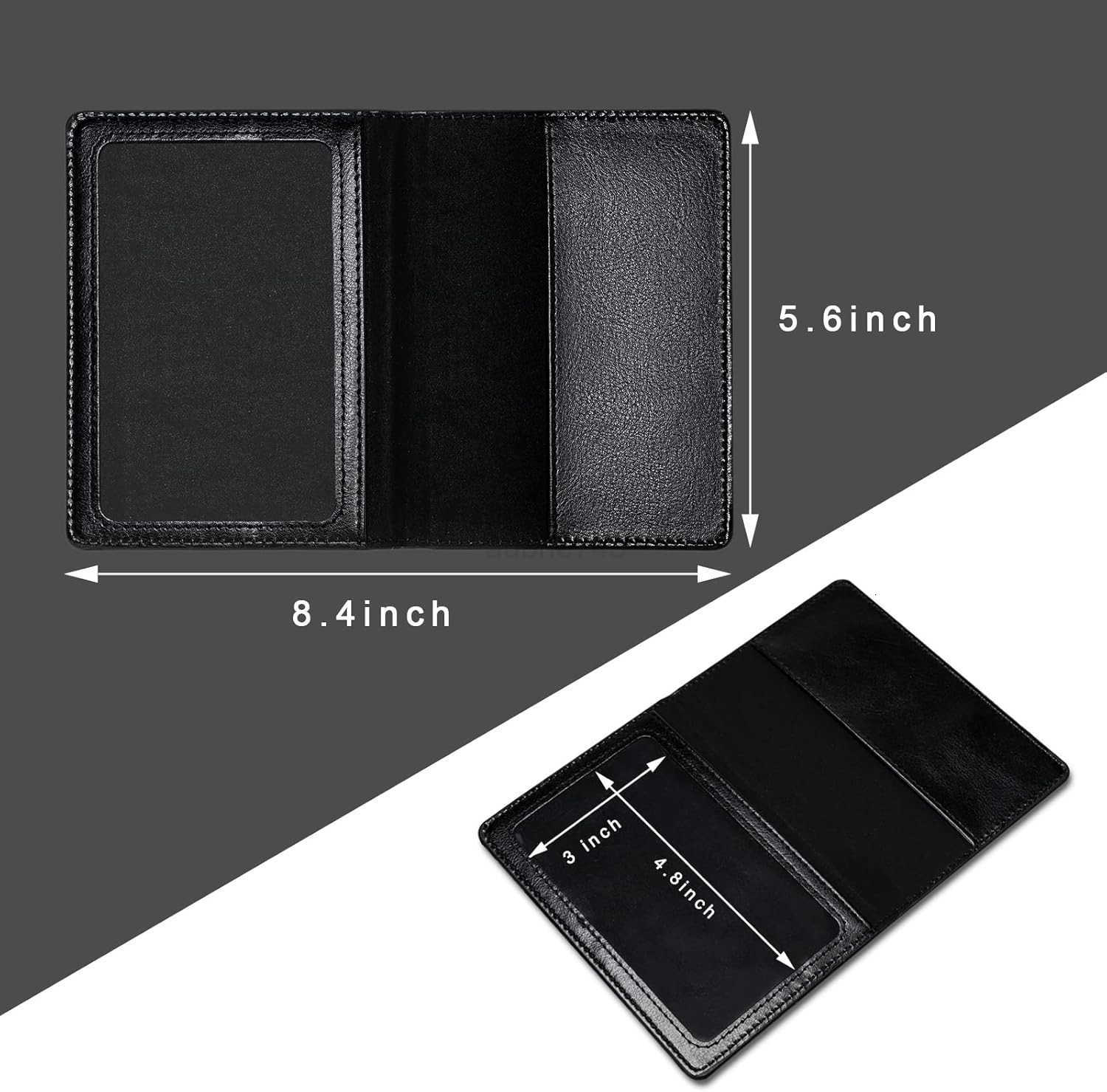 2 Pcs Passport holdersUltra Slim passport walletPU Leather Passport Cover for Women and MenZ250910