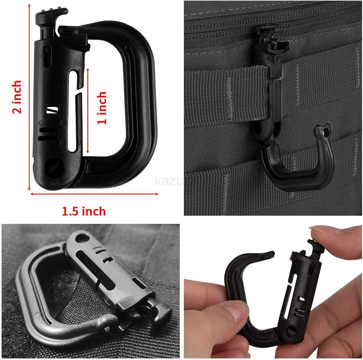Tactical Cell Phone Holster Pouch Smartphone Pouch Cellphone Case Gadget Bag Molle Attachment Belt Holder Waist Bag for 4769 with US Flag Patch and Ge