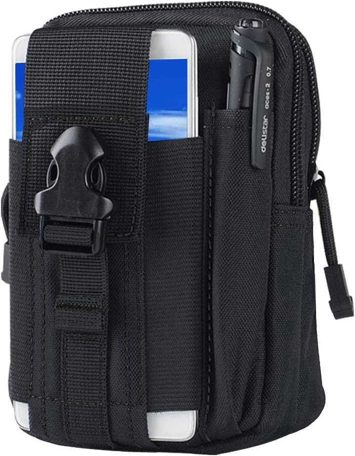 Tactical Waist Belt Bag Universal Outdoor EDC Military Holster Wallet Pouch Phone Case Gadget Pocket for iPhone X 8 7 6 6s Plus S8 S7 S6 S5 S4 S3 Note