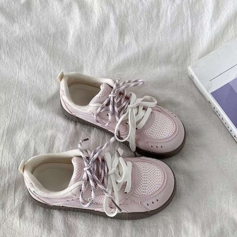Mesh Breathable German Training for Women 2025 Summer New Super Popular Versatile Niche Casual Sports White Shoes