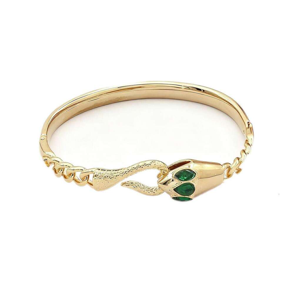 Stainless for Women Hot Sale Personality Snake Shape Titanium Steel Bracelet Niche Hand Jewelry