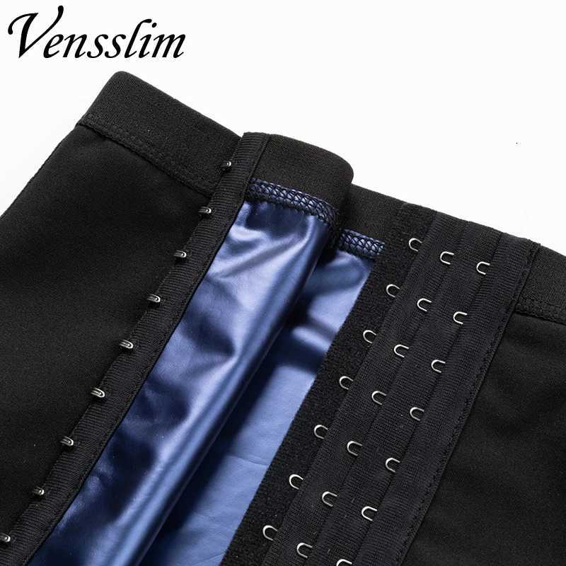 Vensslim Waist Strap Sauna Sweat Wrap Women Weight Loss Waist Trimmer Fitness Workout Hooks Slimming Belt Belly Cincher W250910