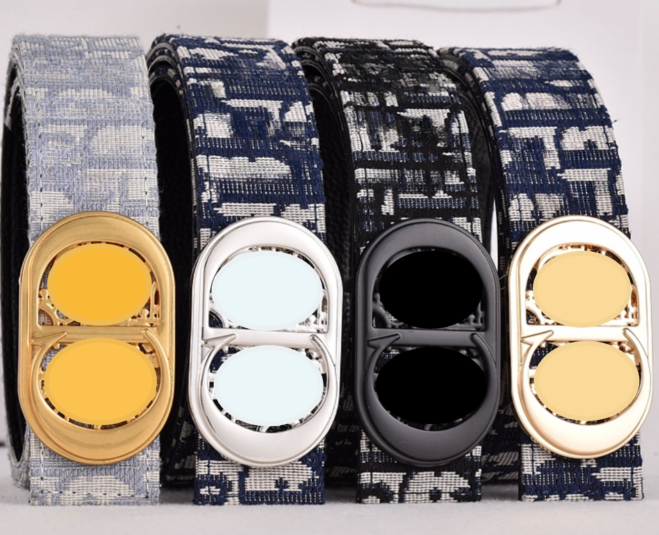 Designer Belt for Women Width 3.8cm designer Men Designer Belts Womens Waistband 3 color optional white belt fashion embroidery black belt 95-125CM DD