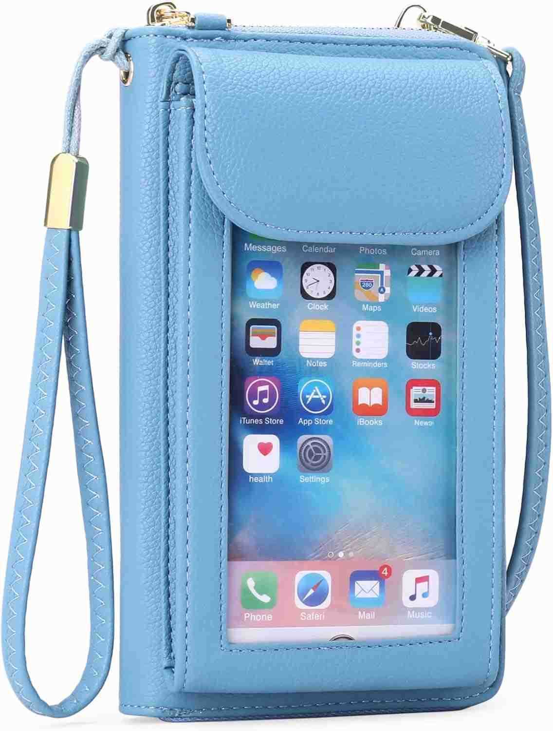 Small Cell Phone Crossbody Bag Purse for Women PU Leather Wallet Purse Z250910