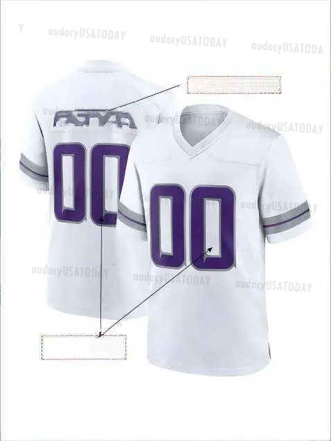 Personalized Custom Football Jersey Justin Jefferson Aaron Jones TJ Hockenson McCarthy Addison Harrison Darnold Moss