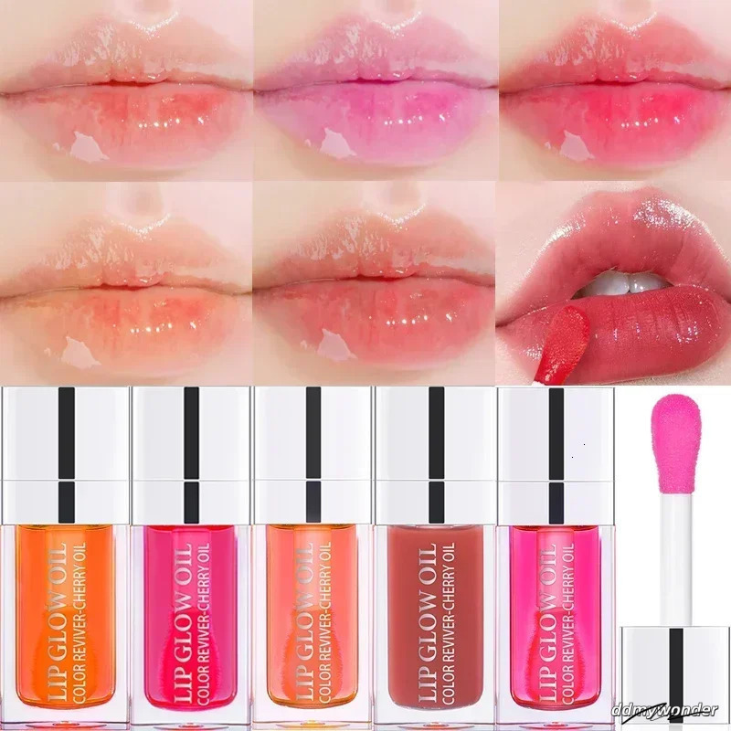 Plumping Oil 6Ml - Moisturizing Gloss Transparent Glaze Hydrating Lip Plumper Makeup Liquid Lipstick